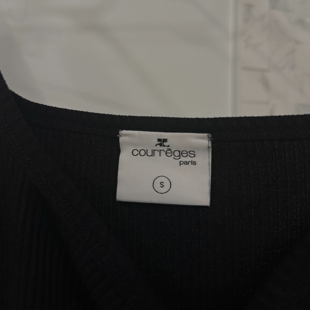 Courreges Leather Strap Tank Top Size S - Picture 8 of 10